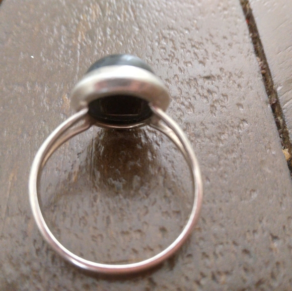 Black Onix Silver Ring - Picture 2 of 4
